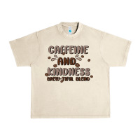 Sandshell caffeine & kindness Urban Heavy Tee - MaliasSmallBusiness