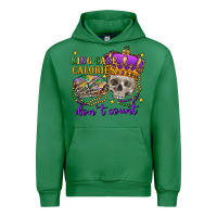 Emerald King cake calories don't count skull Urban Hoodie - FaDigitalArtStudio