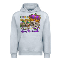 Heather Grey King cake calories don't count skull Urban Hoodie - FaDigitalArtStudio