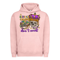 King Cake Calories Don't Count Skull Urban Hoodie | Teevron