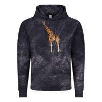 Cloud Black giraffe Vintage Hoodie - LillyAllenDesigns