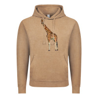 Vintage Coffee giraffe Vintage Hoodie - LillyAllenDesigns