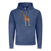 Vintage Denim giraffe Vintage Hoodie - LillyAllenDesigns