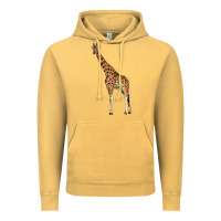 Vintage Mustard giraffe Vintage Hoodie - LillyAllenDesigns