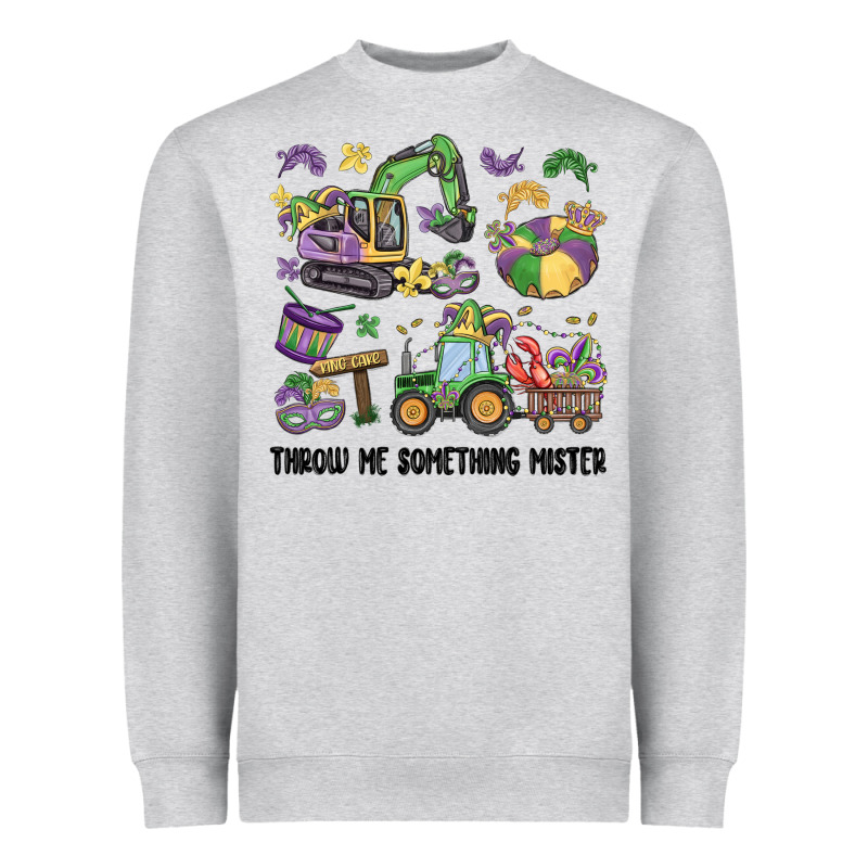 Throw Me Something Mister Heavyweight Sweatshirt by MaliasSmallBusiness | Teevron