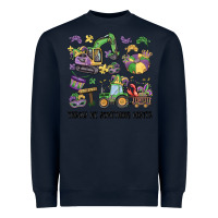 Navy throw me something mister Heavyweight Sweatshirt - MaliasSmallBusiness