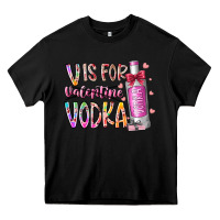 Black vis for valentine vodka Heavy Core Tee - RacoonDesign