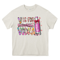 Cream vis for valentine vodka Heavy Core Tee - RacoonDesign