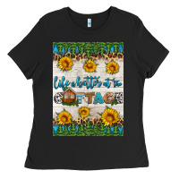 Black life is better at the cottage air freshener Ladies Tee - HRA Design Shop