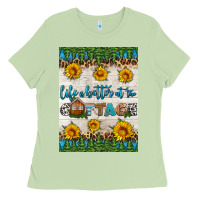 Life Is Better At The Cottage Air Freshener Ladies Tee | Teevron