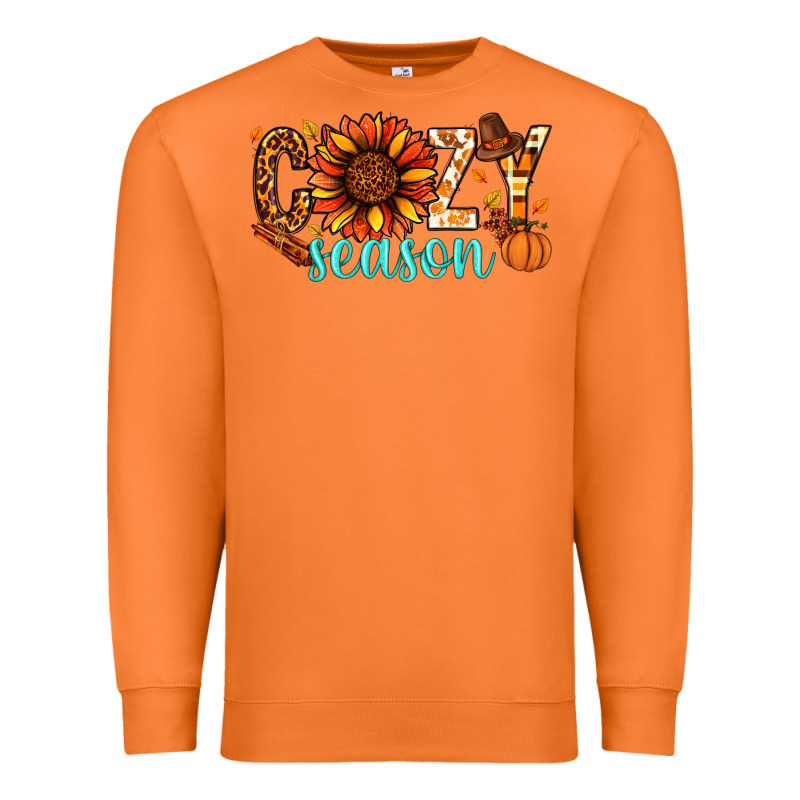 Cozy Season Thanksgiving Premium Sweatshirt by NancyCooperArtShop | Teevron