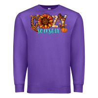 Purple Cozy season Thanksgiving Premium Sweatshirt - NancyCooperArtShop