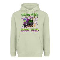 Matcha Salem witch book club Heavyweight Hoodie - NancyCooperArtShop
