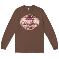 Chestnut merry christmas pink Long Sleeve Tee - MaliasSmallBusiness