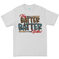 Dove Grey hey batter batter batter Premium Tee - CowhideDigitalArt