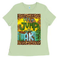 Matcha let's go jump in the lake air freshener Ladies Tee - HRA Design Shop