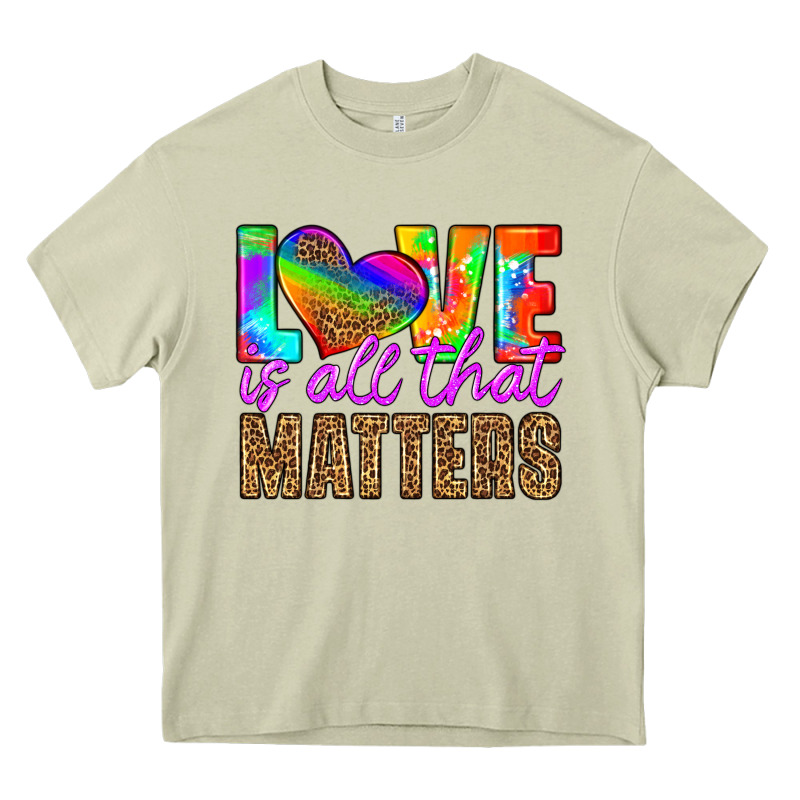 Love Is All That Matters Heavy Core Tee by HRA Design Shop | Teevron