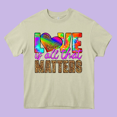 Love Is All That Matters Heavy Core Tee Designed By Hra Design Shop
