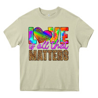 Mossy love is all that matters Heavy Core Tee - HRA Design Shop
