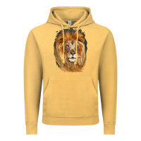 Vintage Mustard Lion Head Vintage Hoodie - LillyAllenDesigns