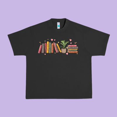 Book Tropes Urban Heavy Tee Designed By Maliassmallbusiness