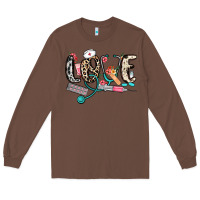 Chestnut love nurse Long Sleeve Tee - NancyCooperArtShop