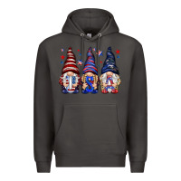 Smoke USA gnomies 4th of july Premium Hoodie - HowdyJamesFarm