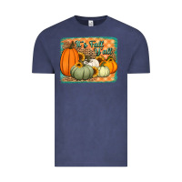 Vintage Denim It's Fall y'all pumpkins halloween and sunflowers Vintage Tee - Jasminsmagicworld