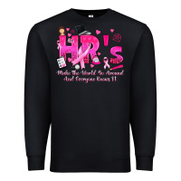 Black breast cancer hr human resources Premium Sweatshirt - texasbilliewilder
