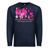 Navy breast cancer hr human resources Premium Sweatshirt - texasbilliewilder