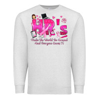 Oatmeal Heather breast cancer hr human resources Premium Sweatshirt - texasbilliewilder