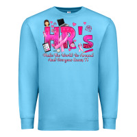 Ocean Blue breast cancer hr human resources Premium Sweatshirt - texasbilliewilder