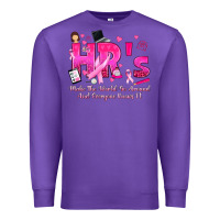 Purple breast cancer hr human resources Premium Sweatshirt - texasbilliewilder