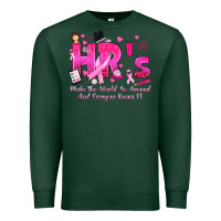 Sports Green breast cancer hr human resources Premium Sweatshirt - texasbilliewilder