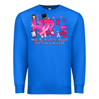 True Royal breast cancer hr human resources Premium Sweatshirt - texasbilliewilder