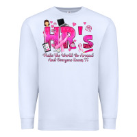White breast cancer hr human resources Premium Sweatshirt - texasbilliewilder