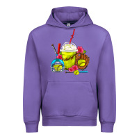 Tulip Softball Frappe Coffee Urban Hoodie - FaDigitalArtStudio