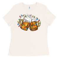 Bone beer with christmas lights Ladies Tee - FaDigitalArtStudio