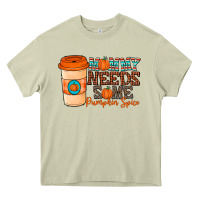 Mossy mommy needs some pumpkin spice Heavy Core Tee - CowhideDigitalArt