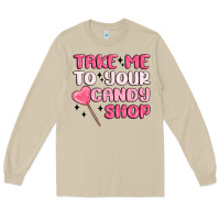 Mushroom take me to your candy shop Long Sleeve Tee - MaliasSmallBusiness