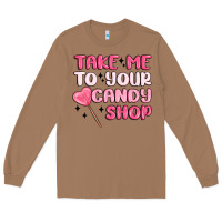 Toasted Coconut take me to your candy shop Long Sleeve Tee - MaliasSmallBusiness