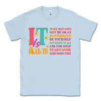 Dusty Blue it is okay to Classic Tee - JahusDesignShop