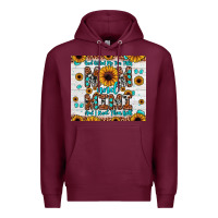 Burgundy god gifted me two titles mom and mimi and i rock them both Premium Hoodie - JahusDesignShop