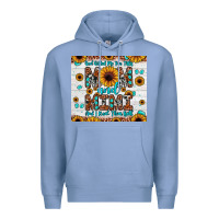 Colony Blue god gifted me two titles mom and mimi and i rock them both Premium Hoodie - JahusDesignShop