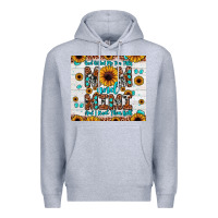 Heather Grey god gifted me two titles mom and mimi and i rock them both Premium Hoodie - JahusDesignShop