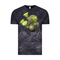 Cloud Black nylon hedgehog cactus Vintage Tee - LillyAllenDesigns