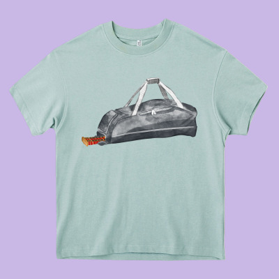Baseball Bag Fa Element Heavy Core Tee Designed By Fadigitalartstudio