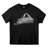 Black baseball bag fa element Heavy Core Tee - FaDigitalArtStudio
