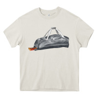 Cream baseball bag fa element Heavy Core Tee - FaDigitalArtStudio