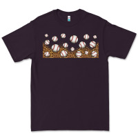 Plum leopard baseball 16oz libbey glass Premium Tee - HRA Design Shop